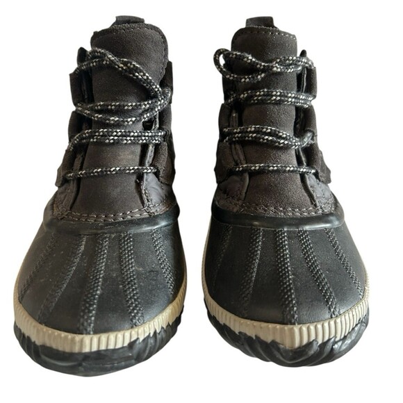 Sorel Out N About Womens Boots 6.5 Gray Quilted Duck Waterproof Ankle Booties - Picture 5 of 11